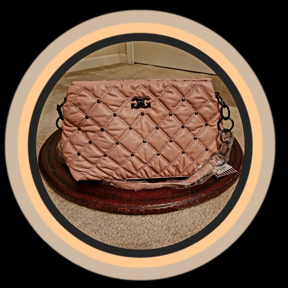 Gilda Paris Quilted Bag with Gunmetal Accents - Picture 1 of 8